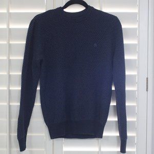 Men's Original Penguin Munsingwear Herringbone Crew Neck Sweater Pullover Size S